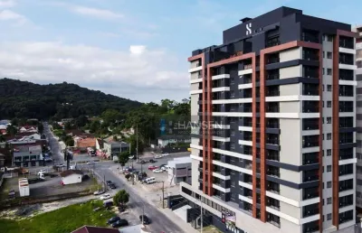 Apartamento com 1 suíte + 1  dormitório  à venda, 63 m² por r$ 548.066 - anita garibaldi - joinville/sc