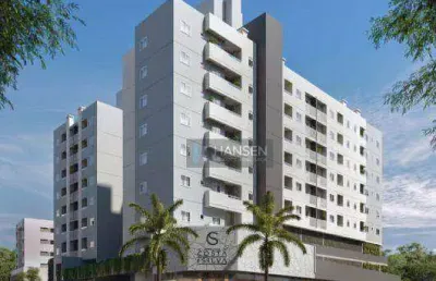 Apartamento com 2 dormitórios à venda, 53 m² por r$ 380.000,00 - costa e silva - joinville/sc
