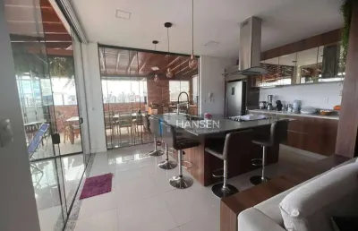Cobertura com 3 dormitórios à venda, 197 m² por r$ 1.600.000,00 - anita garibaldi - joinville/sc