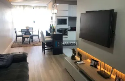 Apartamento com 2 suítes  à venda, 75 m² por r$ 750.000 - anita garibaldi - joinville/sc
