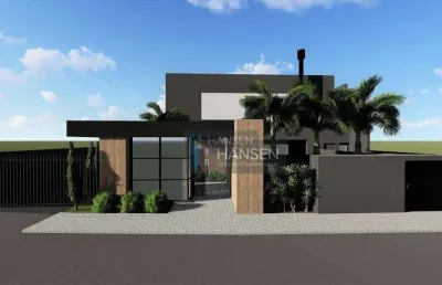 Sobrado com 3 suítes  à venda, 141 m² por r$ 920.000 - glória - joinville/sc