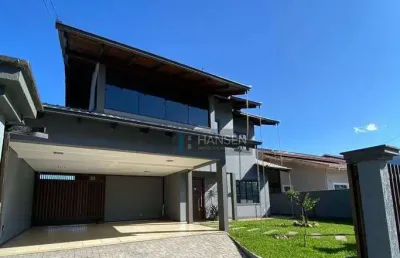 Casa com 1 suíte + 2  dormitórios à venda, 248 m² por r$ 1.450.000 - santo antônio - joinville/sc