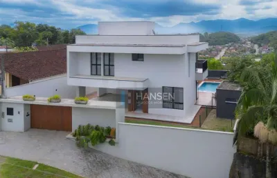 Casa com 2 dormitórios + 1 suíte à venda, 268 m² por r$ 1.750.000 - nova brasília - joinville/sc