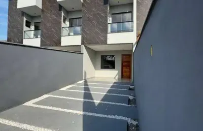 Sobrado/geminado com 2 suítes  à venda, 99 m² por r$ 530.000 - costa e silva - joinville/sc