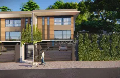 Sobrado com 3 suítes  à venda, 291 m² por r$ 2.405.459 - américa - joinville/sc