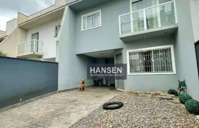 Sobrado com 1 suíte + 2  dormitórios à venda, 100 m² por r$ 490.000 - floresta - joinville/sc