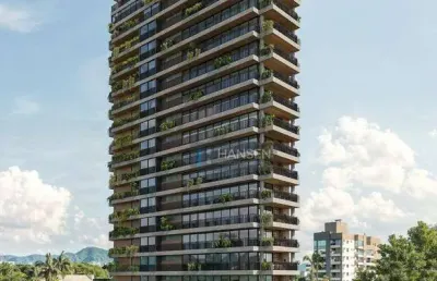 Cobertura com 4 suítes  à venda, 490 m² por r$ 7.070.588 - américa - joinville/sc