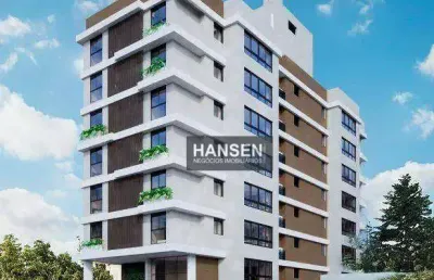 Apartamento com 1 suíte + 2  dormitórios à venda, 75 m² por r$ 605.790 - anita garibaldi - joinville/sc