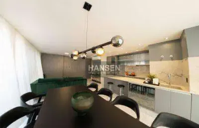 Apartamento com 3 suítes  à venda, 113 m² por r$ 1.550.000 - américa - joinville/sc