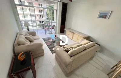 Apartamento com 3 dormitórios, 124 m² - venda por r$ 690.000,00 ou aluguel por r$ 5.200,00/mês - praia das pitangueiras - guarujá/sp