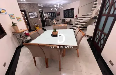 Sobrado com 4 dormitórios à venda, 219 m² por r$ 1.400.000,00 - vila santa rosa - guarujá/sp