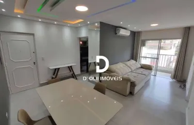 Apartamento com 2 dormitórios para alugar, 75 m² por r$ 3.200/mês - jardim três marias - guarujá/sp