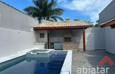 Casa térrea nova com piscina e área gourmet à venda – jardim comendador, itanhaém