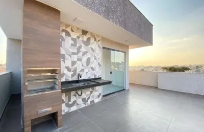 Cobertura com 3 quartos à venda na rua dos javaês, 491, santa mônica, belo horizonte por r$ 629.800