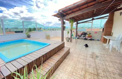 Cobertura com 3 quartos à venda na rua ari veiga pinto, 175, são joão batista, belo horizonte por r$ 450.000