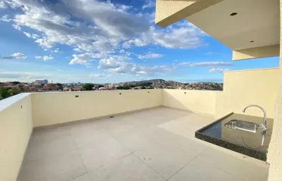Cobertura com 2 quartos à venda na armando pinto monteiro, 96, são joão batista, belo horizonte por r$ 395.000