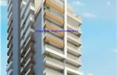 Apartamento studio 34m², 01 dormitório, 01 banheiro e 01 vaga de garagem.  condomínio com portaria, segurança, piscina, academia e sauna.