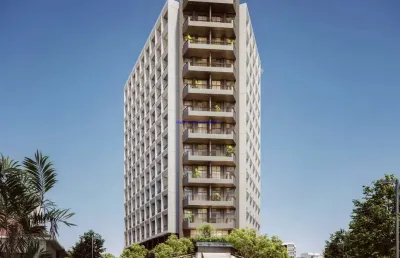 Apartamento studio 25,35m², 01 dormitório e 01 banheiro; (fotos ilustrativas, entrega prevista para janeiro/2026).  condomínio com segurança, portaria