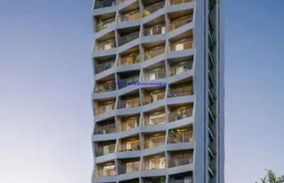 Apartamento studio 26m², 01 dormitório e 01 banheiro; (fotos ilustrativas, entrega prevista para outubro/2025).  condomínio com segurança, portaria