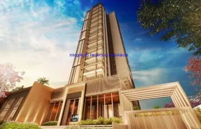 Apartamento 138m², 02 dormitórios (sendo suítes), 03 banheiros e 02 vagas na garagem; (fotos ilustrativas, entrega prevista para junho/2025).