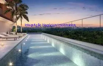 Condomínio com segurança, portaria, brinquedoteca, sala de massagem, pet place, lobby, espaço fitness, bicicletário, salão de festas, piscina e sauna.