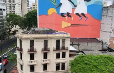 Conjunto comercial 35m² e  01 banheiro.  condomínio com portaria, segurança e recepção.  excelente localização
