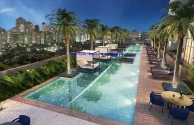 Apartamento 222m², 03 dormitórios (sendo suítes), 04 banheiros e 03 vagas de garagem; (fotos ilustrativas, entrega prevista para fevereiro/2024).