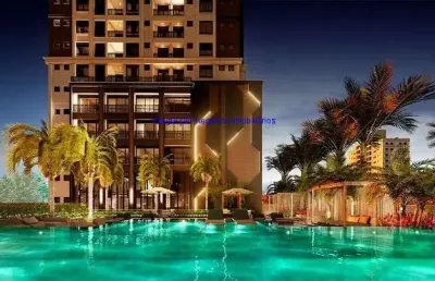 Apartamento 41m², 01 dormitório, 01 banheiro e 01 vaga de garagem; (fotos ilustrativas, entrega prevista para junho/2024)  condomínio com portaria