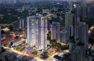 Apartamento 70m², 02 dormitórios, 01 banheiro e 01 vaga de garagem; (fotos ilustrativas, entrega prevista julho/2024).  condomínio com portaria