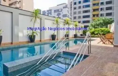 Apartamento studio  40m², 01 dormitório, 01 banheiro e 01 vaga na garagem.  condomínio com portaria, segurança 24hrs, piscina, churrasqueira, espaço