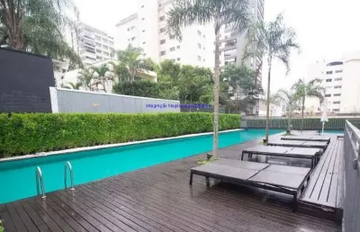 Apartamento mobiliado 70m², 01 dormitório (sendo suíte), 02 banheiros e 01 vaga na garagem.  condomínio com segurança 24hrs, academia,  piscina, sauna