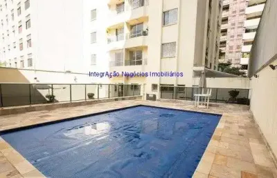 Apartamento 45m², 01 dormitório, 01 banheiro e 01 vaga na garagem.  condomínio com portaria, segurança 24hrs, churrasqueira e piscina.