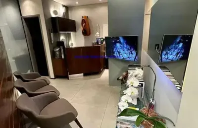 Conjunto comercial 53m², 01 sala, 01 banheiro e 01 vaga na garagem.   condomínio com recepção e segurança 24hrs.   excelente localização.