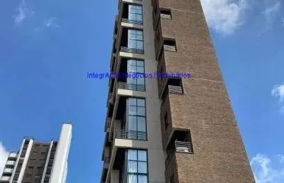 Apartamento 100m², 02 dormitórios (sendo suítes), 03 banheiros e 02 vagas na garagem.   condomínio com portaria, segurança 24hrs,  com piscina coberta