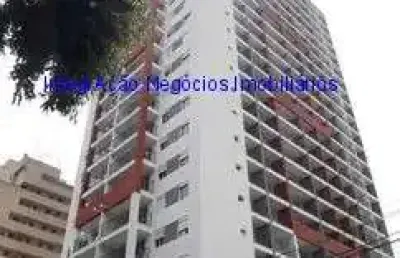 Apartamento studio 23m², 01 dormitório e 01 banheiro.  condomínio com portaria 24hrs, piscina, academia e lavanderia.  excelente localização