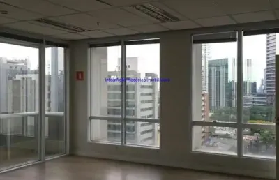 Conjunto comercial 254m², 03 banheiros e 08 vagas na garagem.  condomínio com recepção e segurança 24hrs.  excelente localização