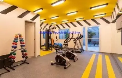 Apartamento 39m², 02 dormitórios e 01 banheiro.  condomínio com portaria, segurança 24hrs, salão de festa, playground, academia, sala de reunião e chu