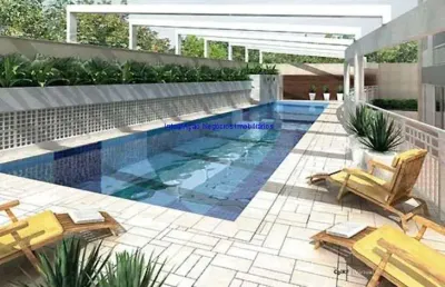 Condomínio com: segurança, portaria, churrasqueira, jardim, piscina, sala de ginástica e salão de festa.  excelente localização