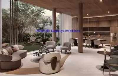Apartamento studio 26m², 01 dormitório e 01 banheiro; (fotos ilustrativas), entrega prevista para julho/2025.