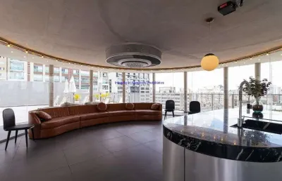Apartamento studio 52,30m², 01 dormitório e 01 banheiro.  condomínio com segurança, portaria, churrasqueira, piscina adulto coberta, espaço gourmet