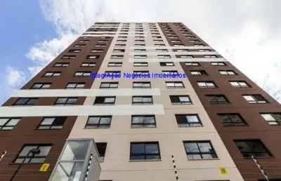 Apartamento studio mobiliado 26m², 01 dormitório e 01 banheiro.  condomínio com portaria, segurança 24hrs, salão de festa, churrasqueira, academia