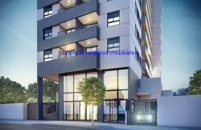 Apartamento studio mobiliado 26m², 01 dormitório e 01 banheiro.  condomínio com portaria, segurança, piscina e salão de festas, academia