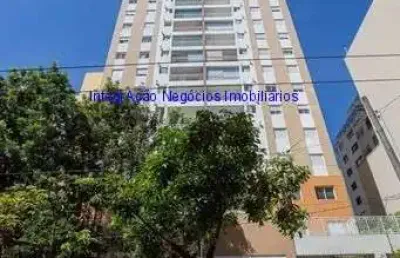 Apartamento 37m², 01 dormitório, 01 banheiro e 01vaga na garagem.  condomínio com portaria, segurança, piscina, salão de festas e academia.