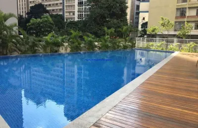 Apartamento 46m², 01 dormitório e 02 banheiros.  condomínio com segurança, portaria, salão de festas, piscina, academia ,  salão de jogos e playground
