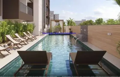 Apartamento studio 24m², 01 dormitório e 01 banheiro; (fotos ilustrativas, entrega prevista para abril/2025).  condomínio com portaria , segurança,
