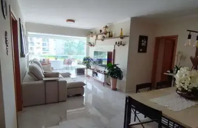 Apartamento  136m², 03 dormitórios (sendo suítes) e 04 banheiros.  condomínio com portaria, salão de festas, piscina e academia.