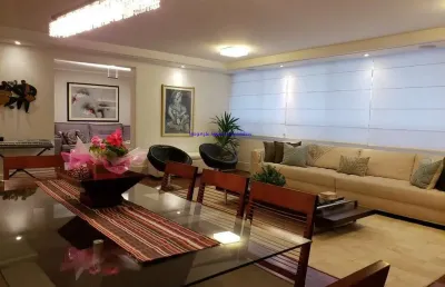 Apartamento 184m² mobiliado, 03 dormitórios (sendo 1 suíte), 03 banheiros e 02 vagas na garagem.  condomínio com portaria e segurança.  excelente
