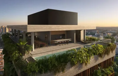 Apartamento cobertura 821,60m², 05 dormitórios (sendo  suítes), 06 banheiros e 06 vagas na garagem; (fotos ilustrativas, entrega prevista para janeiro