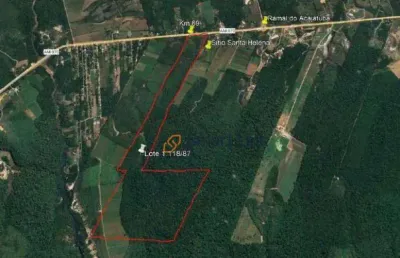Terreno à venda, 1500000 m² por r$ 700.000,00 - zona rural - manacapuru/am