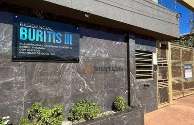 Apartamento com 2 dormitórios à venda, 44 m² por r$ 119.200,00 - ipiranga - valparaíso de goiás/go
